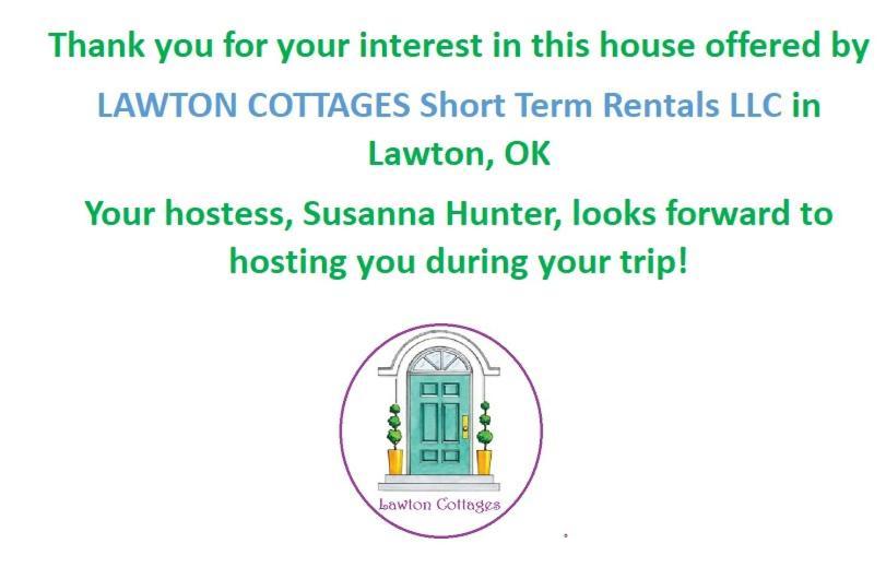 1 Mile To Fort Sill! The Carolebelle Cottage Sleeps 8 With Hottub,Grills,Firepit ลอว์ตัน ภายนอก รูปภาพ